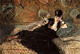 Edouard Manet Canvas Paintings - Woman with Fans